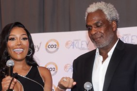 Angela Oakley and Charles Oakley at the Charles Oakley Foundation gala