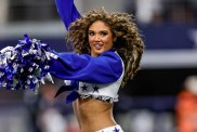 KayDianna MacKenzie performing with the Dallas Cowboys Cheerleader