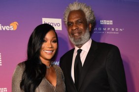 Charles Oakley and Angela Oakley at the RHOA Season 16 premiere