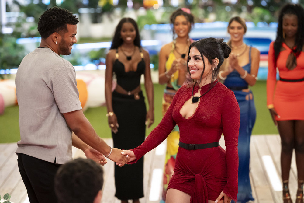 Love Island USA stars Jeremiah and Huda