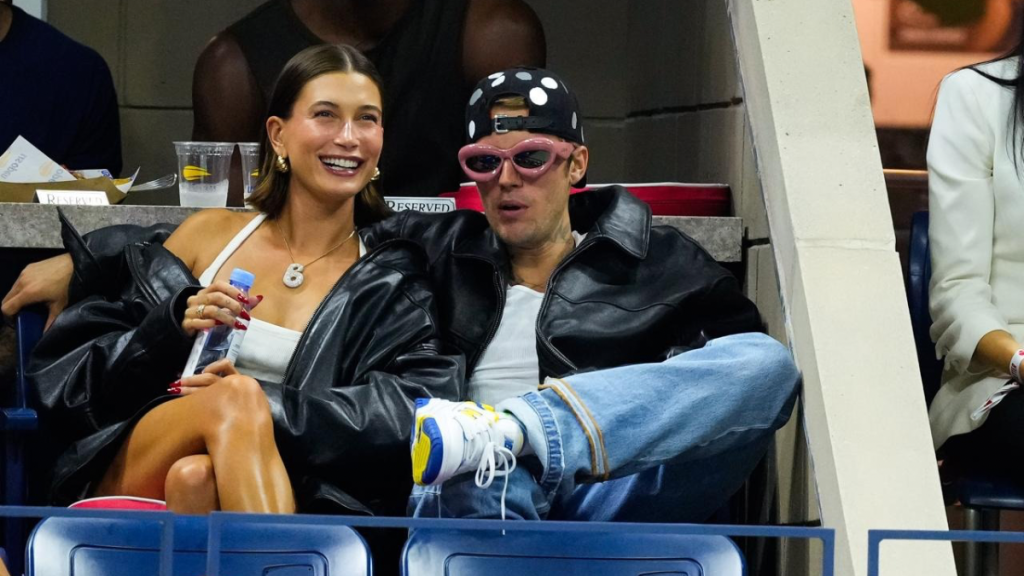 Hailey Bieber and Justin Bieber Martin Garrix concert