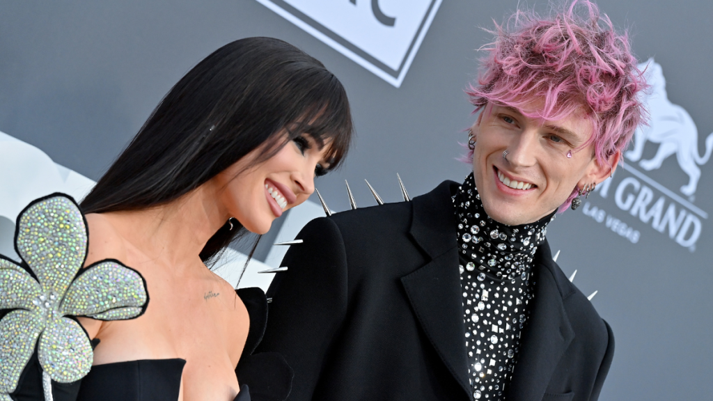 Megan Fox and Machine Gun Kelly attend the 2022 Billboard Music Awards at MGM Grand Garden Arena on May 15, 2022 in Las Vegas, Nevada.