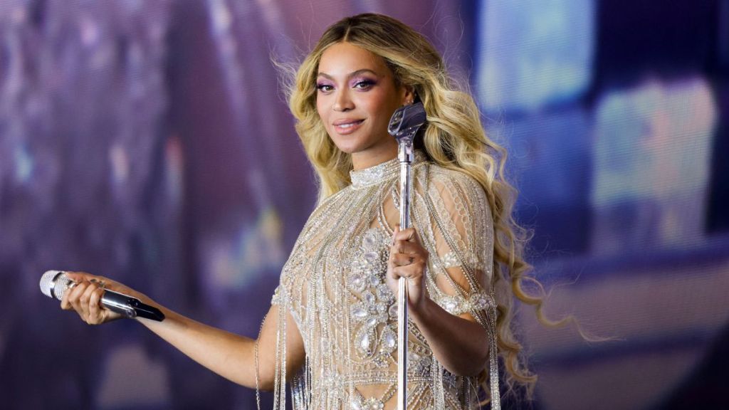 Beyoncé performs onstage during the “RENAISSANCE WORLD TOUR” at PGE Narodowy on June 27, 2023 in Warsaw, Poland.