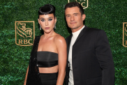 Katy Perry and Orlando Bloom attend "The Cut" premiere party at RBC House during the Toronto International Film Festival on September 05, 2024 in Toronto, Ontario.