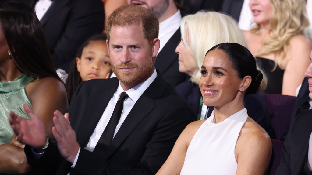 Prince Harry, Duke of Sussex and Meghan, Duchess of Sussex attend the 2024 ESPY Awards at Dolby Theatre on July 11, 2024 in Hollywood, California.
