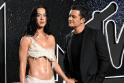 Katy Perry and Orlando Bloom at the 2024 MTV Video Music Awards held at UBS Arena on September 11, 2024 in in Elmont, New York.