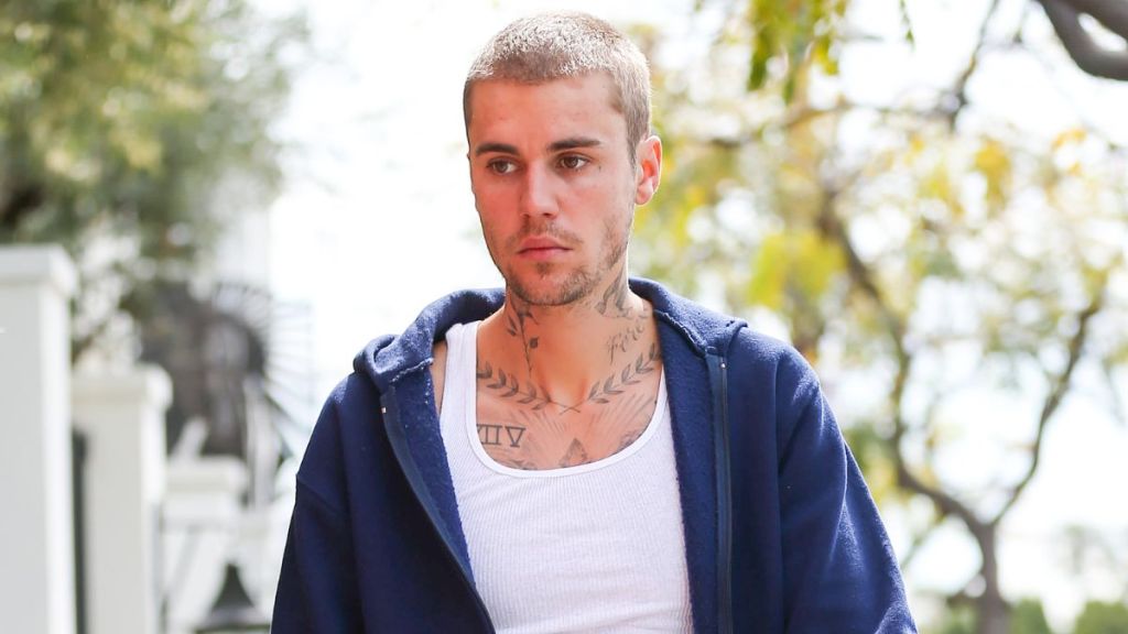 Justin Bieber is seen on May 03, 2023 in Los Angeles, California.