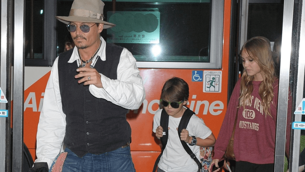 Johnny Depp ex, children