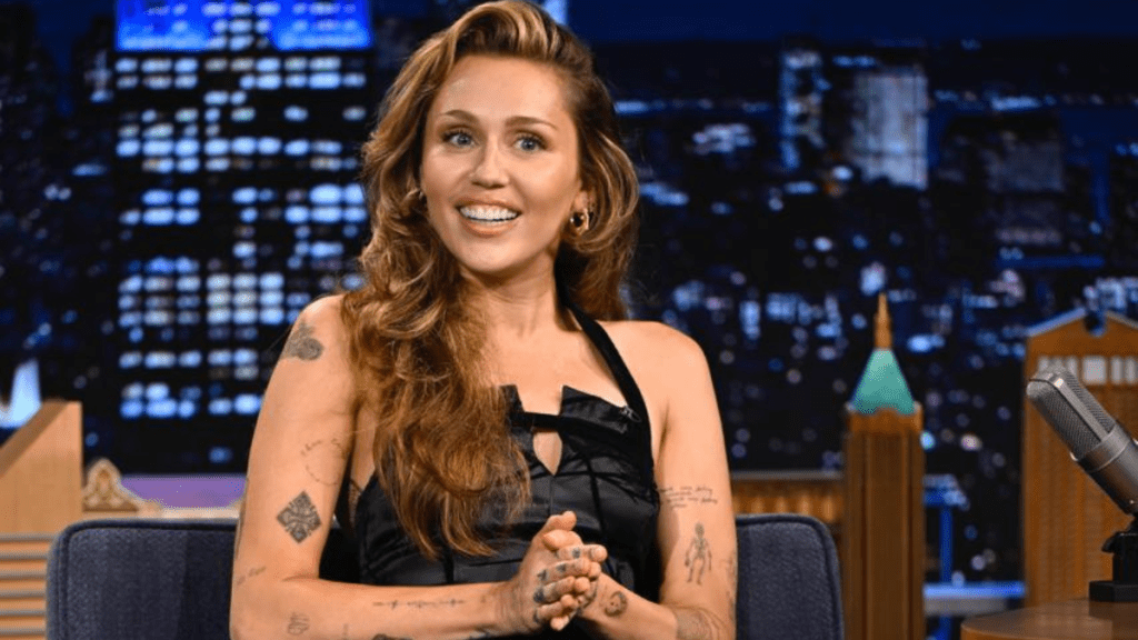 Miley Cyrus on The Tonight Show with Jimmy Fallon