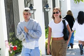 Justin Bieber and Hailey Bieber are seen on June 24, 2023 in Los Angeles, California.