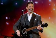 Hugh Jackman performs onstage during Hugh Jackman: From New York, With Love at Radio City Music Hall on January 24, 2025 in New York City