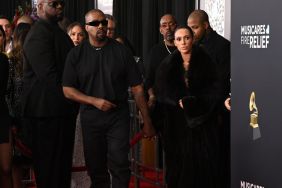 Kanye West and Bianca Censori attend the 67th GRAMMY Awards on February 02, 2025 in Los Angeles, California