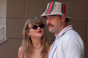 Taylor Swift and Travis Kelce attend day fourteen of the US Open tennis tournament at the USTA Billie Jean King National Tennis Center in New York City, on September 8, 2024.