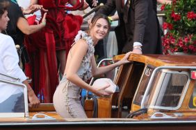 Vittoria Ceretti is sighting ahead of Jeff Bezos and Lauren Sanchez Wedding at Hotel Gritti on June 26, 2025 in Venice, Italy
