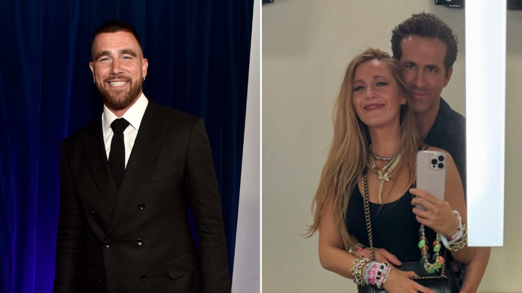 Travis Kelce Taylor Swift Ryan Reynolds Blake Lively