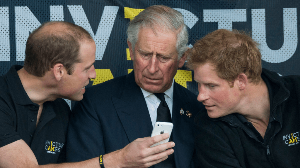 Prince William Prince Harry King Charles aides meeting