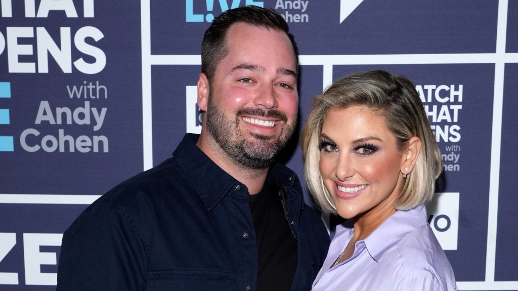 Gina Kirschenheiter’s and Travis Mullen backstage at Watch What Happens Live