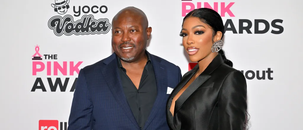 Porsha Williams with Simon Guobadia RHOA