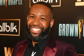Carlos King in a red suit
