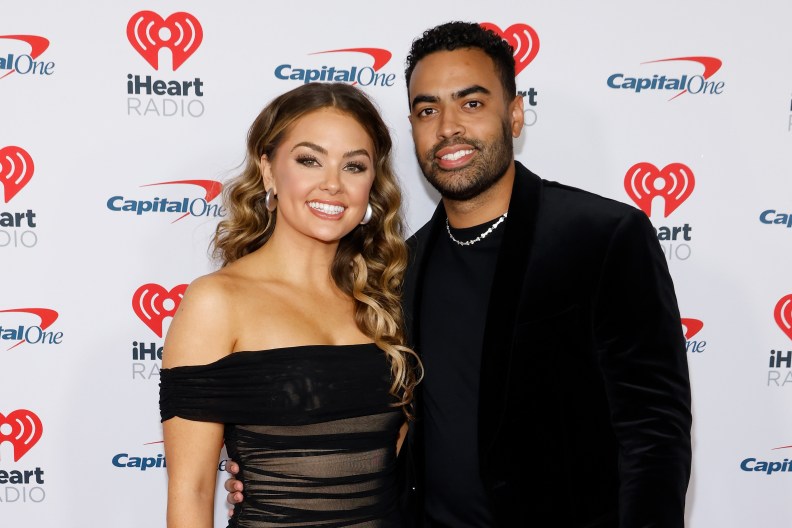 Susie Evans and Justin Glaze t the 2023 iHeartRadio Jingleball