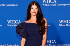 Madi Prewett at in a blue dress at the 2024 White House Correspondents' Dinner