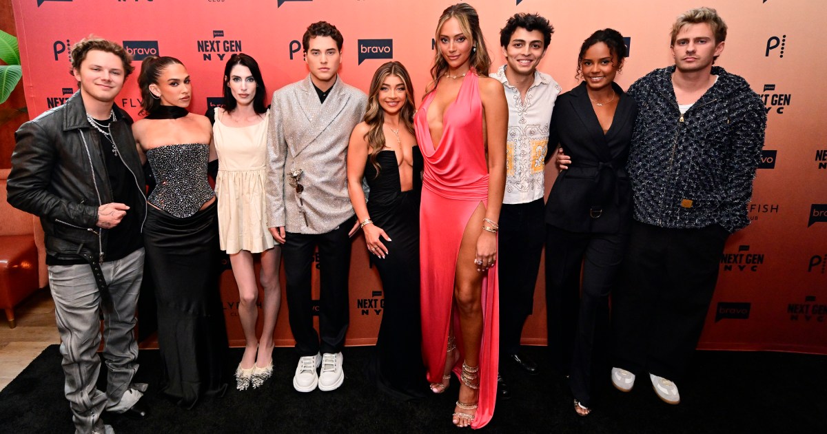 The cast of Next Gen NYC at the Season 1 premiere party