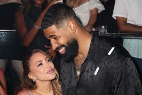Larsa Pippen admiringly looking at Jeff Coby in the club
