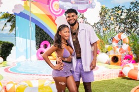 Amaya Espinal and Bryan Arenales on Love Island USA