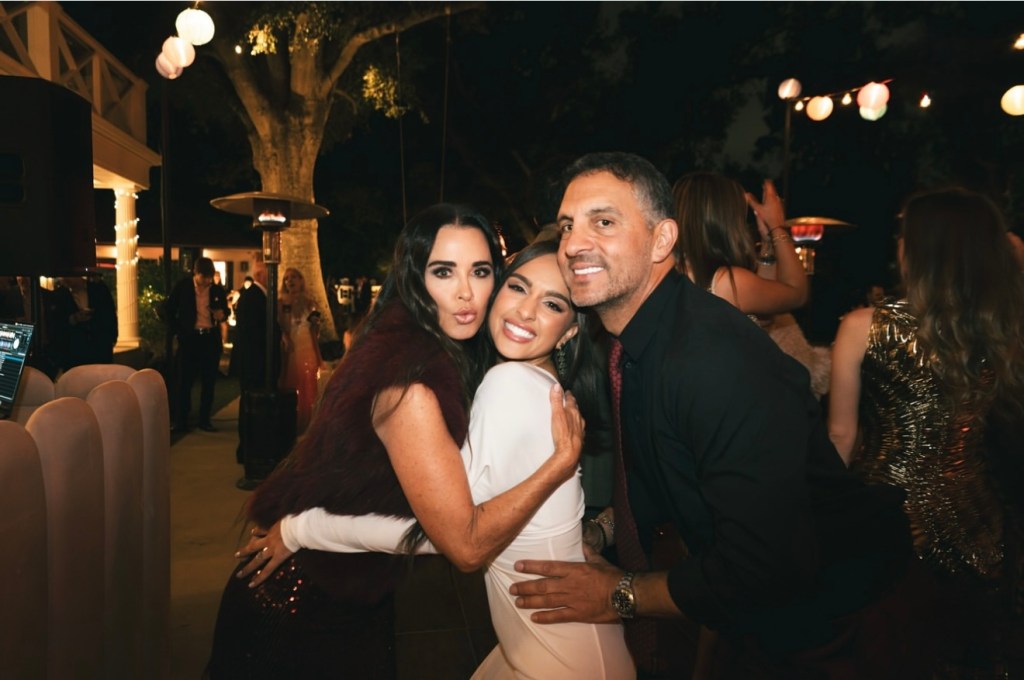Kyle Richards and Mauricio Umansky with Alexia