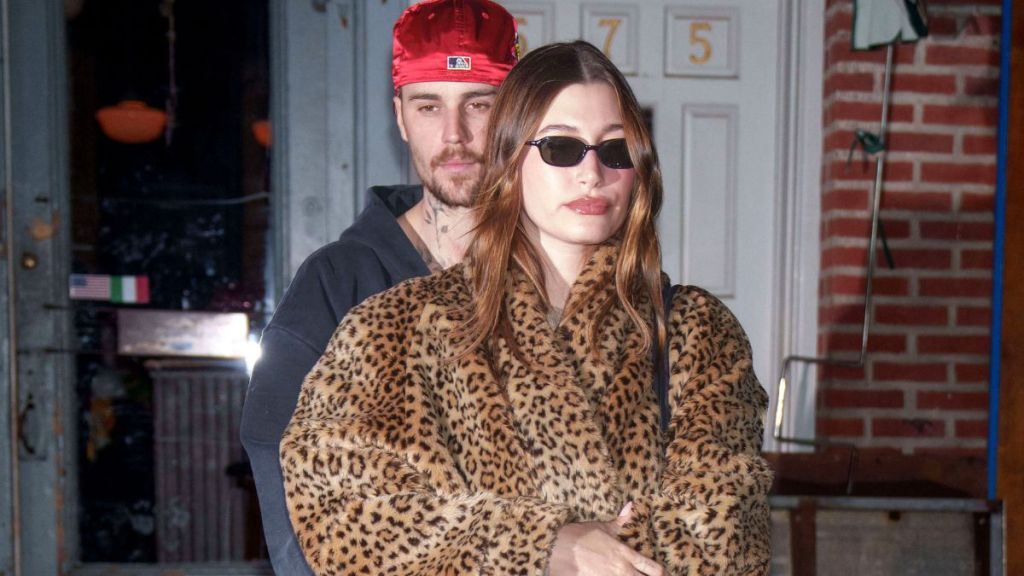 Justin Bieber Cozies up With Wife Hailey Bieber