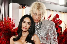 Megan Fox and Machine Gun Kelly attend the 65th GRAMMY Awards on February 05, 2023 in Los Angeles, California