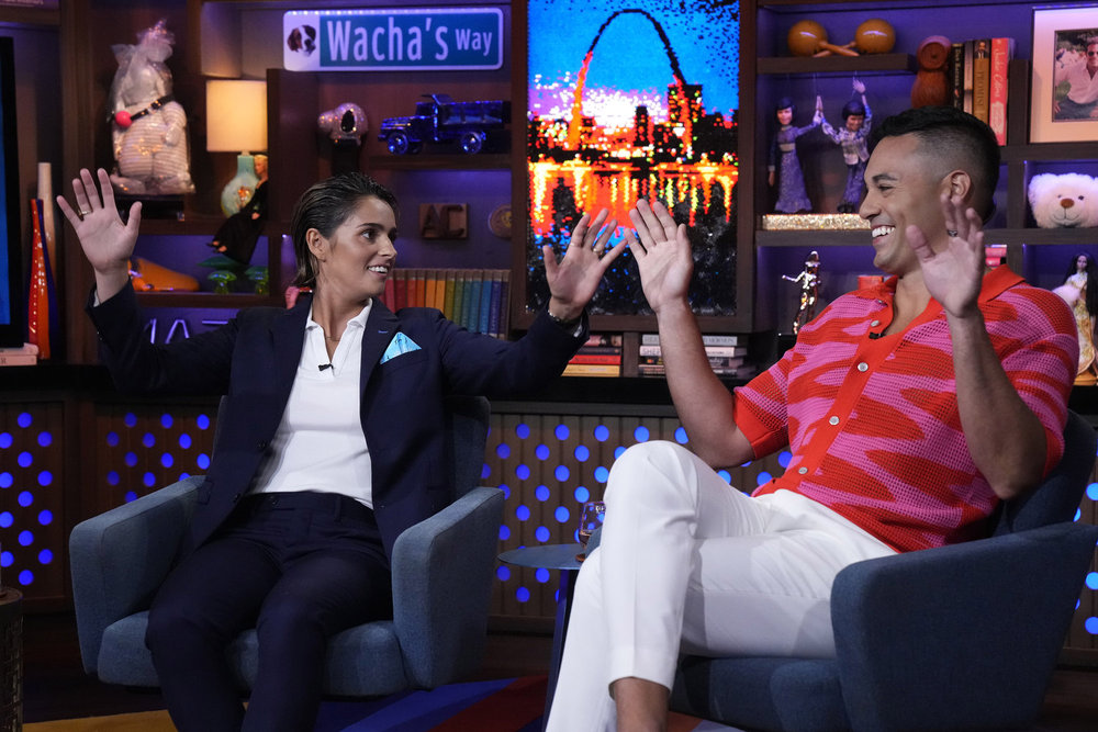 Hugo Ortega and Jess on WWHL