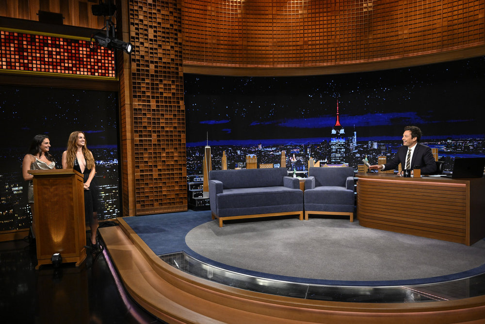 Paige DeSorbo and Hannah Berner on The Tonight Show Starring Jimmy Fallon