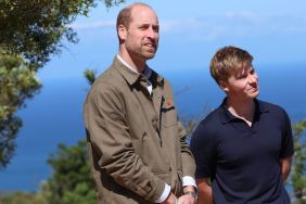 Prince William, Prince of Wales talks to Robert Irwin during his visit at Signal Hill on November 05, 2024 in Cape Town, South Africa. During his visit, The Prince of Wales will attend the fourth annual Earthshot Prize Awards and engaged in various environmental initiatives and participated in events held in Cape Town as part of 'Earthshot Week'.