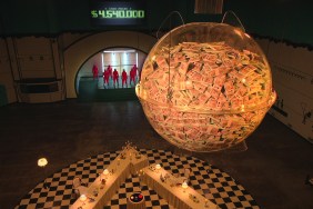 A piggy bank full of money on Squid Game: The Challenge