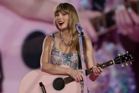Taylor Swift performs during "Taylor Swift | The Eras Tour" at the National Stadium on March 02, 2024 in Singapore.