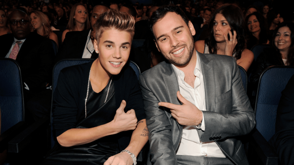 Justin Bieber Scooter Braun