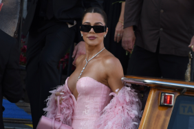 Khloé Kardashian sighting ahead of the Jeff Bezos and Lauren Sanchez wedding on the island of San Giorgio Maggiore on June 27, 2025 in Venice, Italy., Italy.