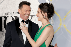 Hugh Jackman and Sutton Foster attend the 75th Annual Tony Awards at Radio City Music Hall on June 12, 2022 in New York City.
