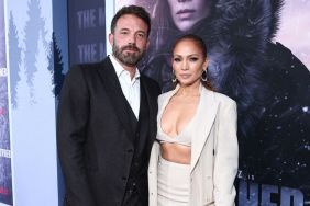 Ben Affleck and Jennifer Lopez at the premiere of "The Mother" held at Regency Village Theatre on May 10, 2023 in Los Angeles, California.