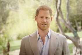 In this Sport Gives Back Awards/ITV handout Prince Harry, Duke of Sussex appears at the Sport Gives Back Awards 2024 via a pre-recorded video at Cadogan Hall on February 28, 2024 in London, England. The Sport Gives Back Awards will be broadcast on ITV on Sunday, March 24th.