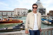 Tom Brady poses at the E1 Venice GP 2024 on May 10, 2024 in Venice, Italy.