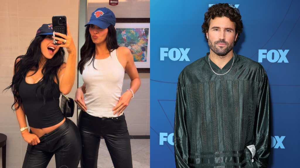 Kylie and Kendall Jenner, Brody Jenner at the FOX Winter Press Day on November 18, 2024 in Los Angeles, California.