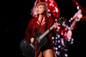Taylor Swift performs onstage during The Eras Tour at Hard Rock Stadium on October 18, 2024 in Miami Gardens, Florida.