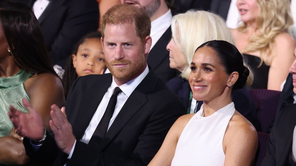 Prince Harry, Duke of Sussex and Meghan, Duchess of Sussex attend the 2024 ESPY Awards at Dolby Theatre on July 11, 2024 in Hollywood, California.