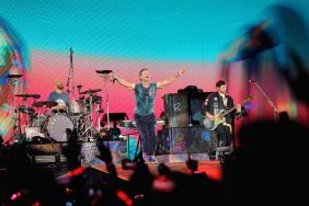 Chris Martin of Coldplay performs at Nissan Stadium on July 22, 2025 in Nashville, Tennessee.