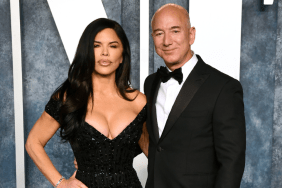 Lauren Sanchez and Jeff Bezos attend the 2023 Vanity Fair Oscar Party Hosted By Radhika Jones at Wallis Annenberg Center for the Performing Arts on March 12, 2023 in Beverly Hills, California.