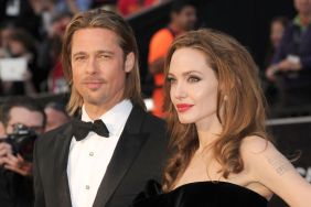 Actor Brad Pitt (L) and actress Angelina Jolie arrive at the 84th Annual Academy Awards held at the Hollywood & Highland Center on February 26, 2012 in Hollywood, California