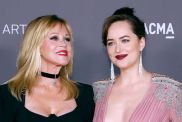 Melanie Griffith and Dakota Johnson attend the 2017 LACMA Art + Film Gala on November 4, 2017 in Los Angeles, California