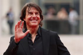 Tom Cruise arrives at the US Premiere of "Mission: Impossible – The Final Reckoning" at Lincoln Center Plaza in New York, New York on May 18, 2025